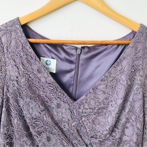 Nordstrom’s Patra Lavender Lace Cocktail Dress - Picture 4 of 7